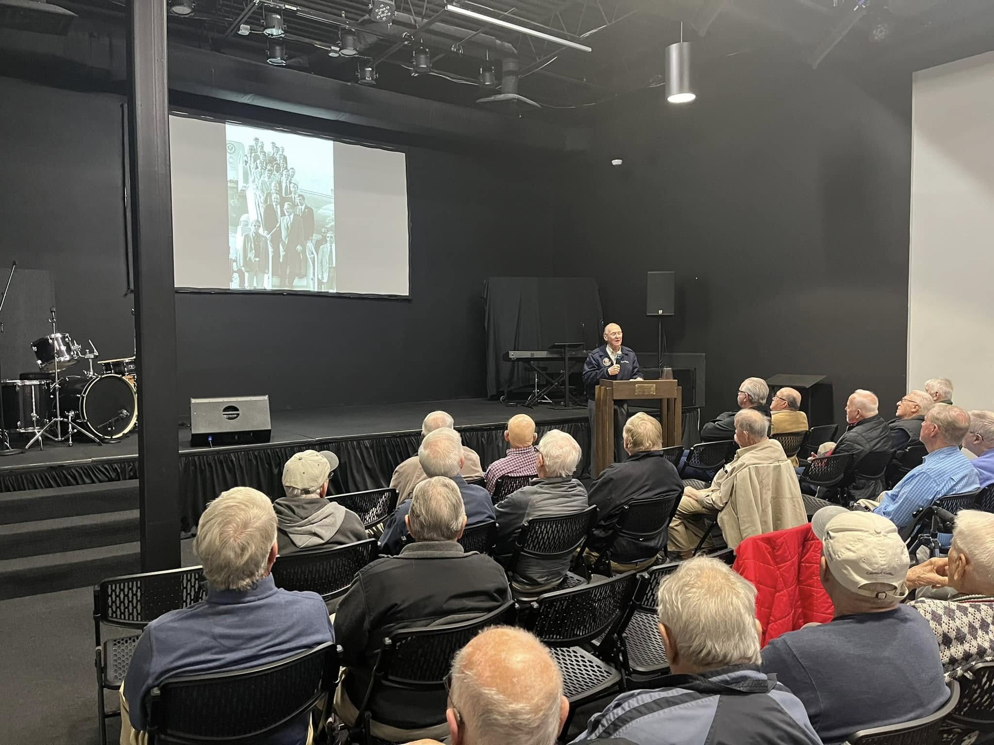 Members enjoying fellowship