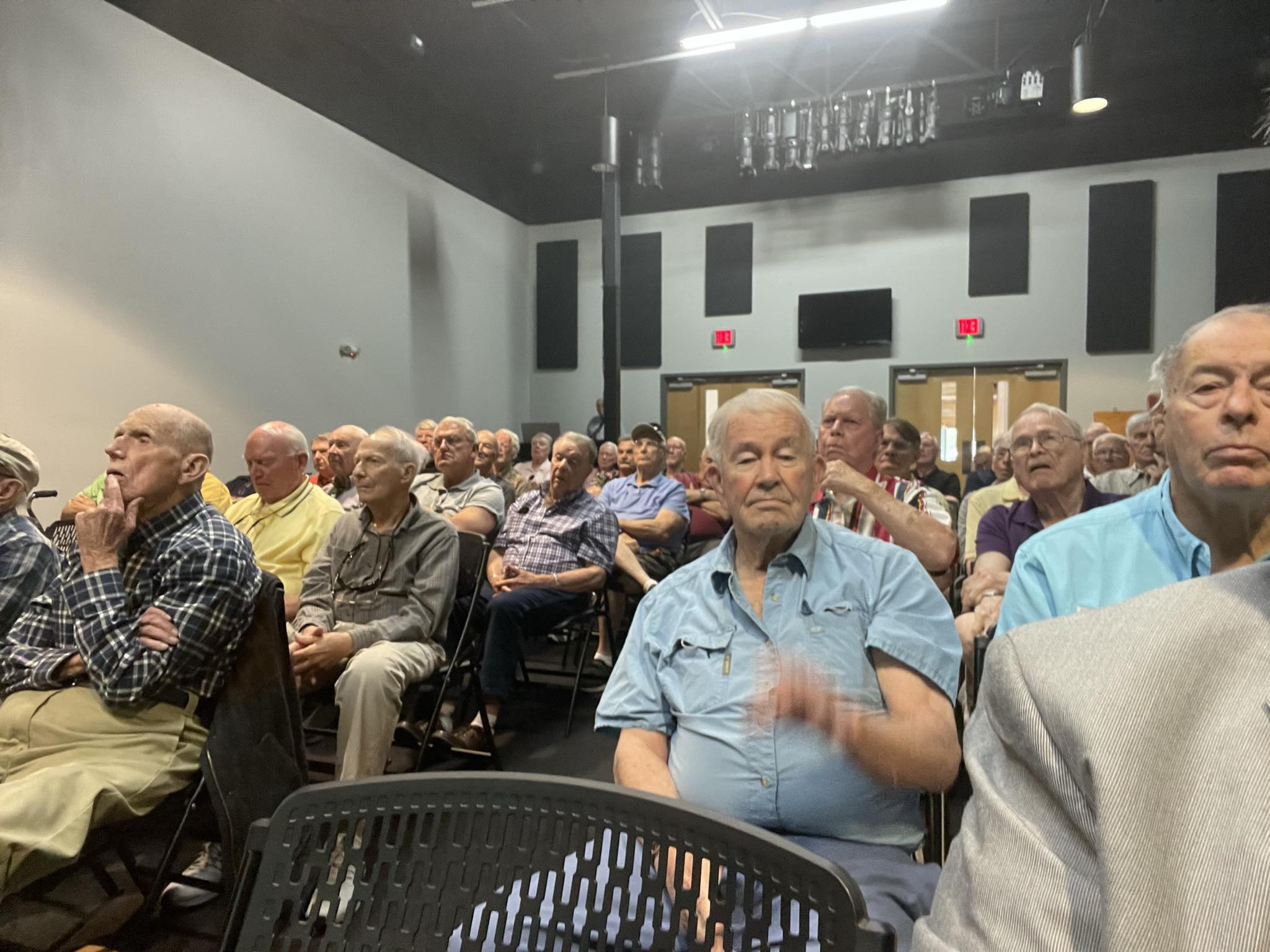 Club members connecting